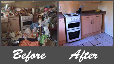 house clearance before and after